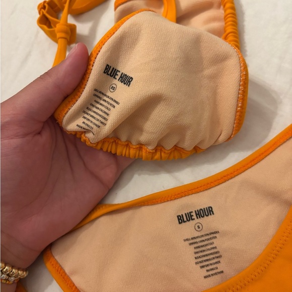 Blue Hour Orange Bikini Set XS/S - Picture 2 of 4